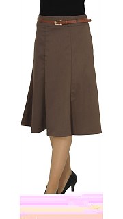 Кофе с молоком Юбка женская, артикул 23670, цвет Кофе с молоком.