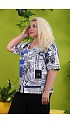 Футболка женская, Цвет: Синий (017704173)
