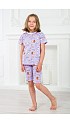 Пижама детская, Цвет: Сиреневый (026400763)