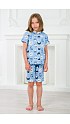 Пижама детская, Цвет: Голубой (026400765)