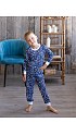 Пижама детская из кулирки, Цвет: Синий (085700545)