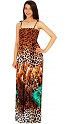 Платье женское, Цвет: Темно-коричневый (64201)
