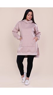 Платье-худи с начесом 002602879 оптом. Платье-худи с начесом 002602879 оптом.