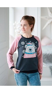 Свитшот женский 017600075 оптом. Свитшот женский 017600075 оптом.