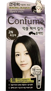Стойкая крем-краска для волос Welcos Confume Squid Ink Hair Color 2N - Black Brown 022700026 оптом. Стойкая крем-краска для волос Welcos Confume Squid Ink Hair Color 2N - Black Brown 022700026 оптом.