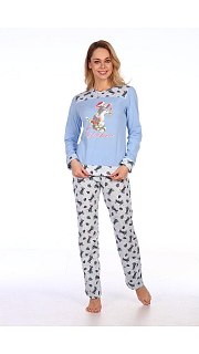 Пижама кофта+брюки 083001180 оптом. Пижама кофта+брюки 083001180 оптом.