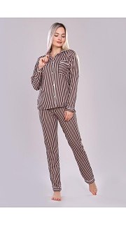 Пижамный костюм с брюками 083001292 оптом. Пижамный костюм с брюками 083001292 оптом.