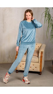 Костюм женский из стрейч велюра 085000585 оптом. Костюм женский из стрейч велюра 085000585 оптом.