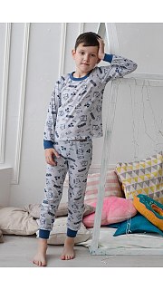 Пижама детская из кулирки 085700508 оптом. Пижама детская из кулирки 085700508 оптом.