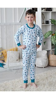 Пижама детская из футера 085700513 оптом. Пижама детская из футера 085700513 оптом.