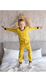 Пижама детская из кулирки  085700547 оптом. 