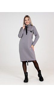 Платье женское из футера с начесом 087401402 оптом. Платье женское из футера с начесом 087401402 оптом.