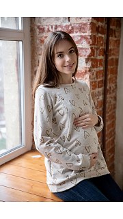 Толстовка для беременных и кормящих женщин 093000753 оптом. Толстовка для беременных и кормящих женщин 093000753 оптом.