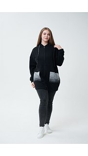 Толстовка женская из футера с начесом 093000873 оптом. Толстовка женская из футера с начесом 093000873 оптом.